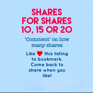 Shares for shares club🤗